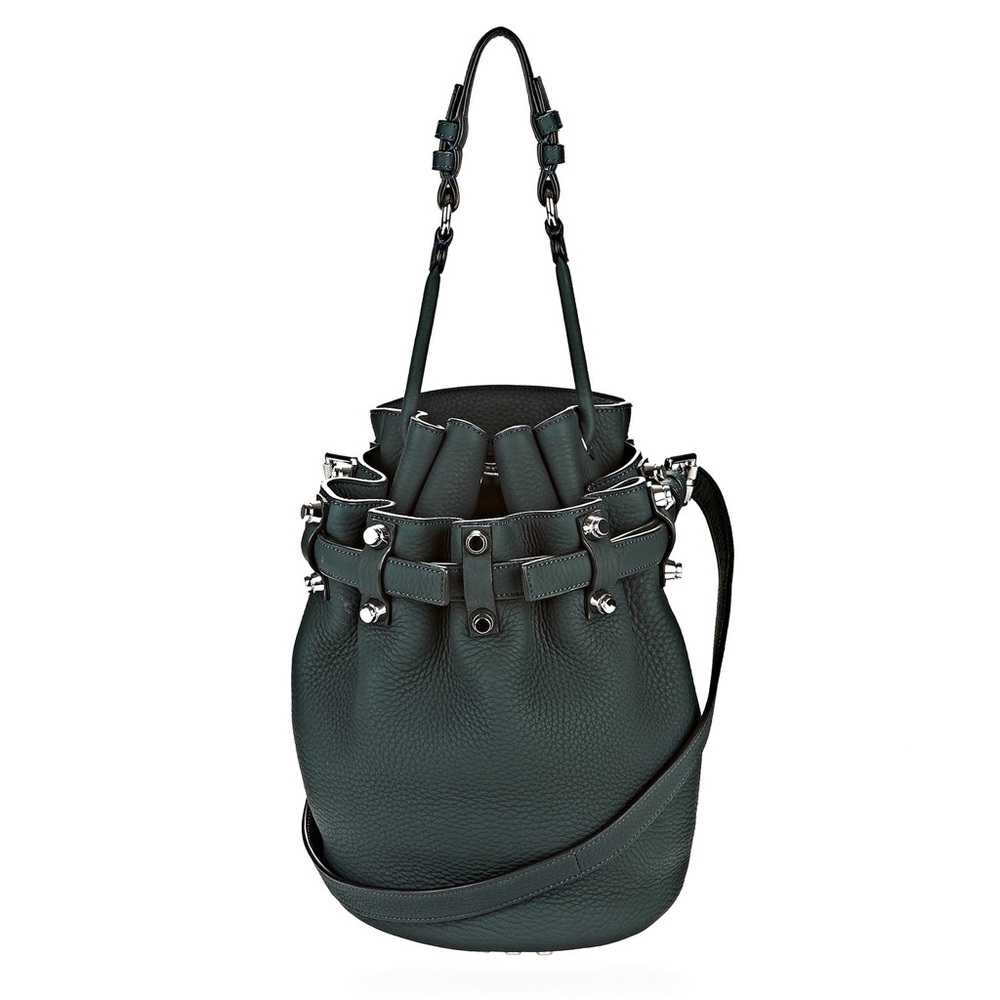 Alexander Wang Diego Small Matte dark green bag